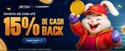 Imagem promocional da experiência de game da upbet